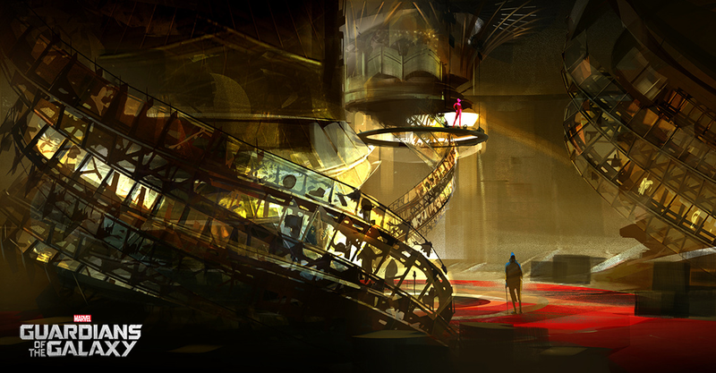 Illustration for article titled Alternate Versions Of The Collector's Lair From Guardians Of The Galaxy